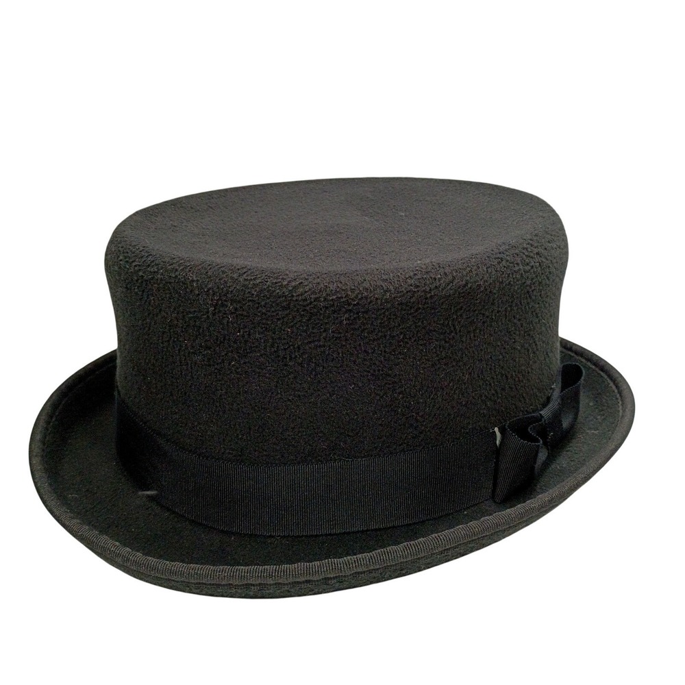 Elope Adult Black Felt-like Top Hat Costume Steampunk Magician Accessory